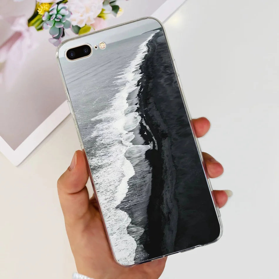 For iPhone 7 8 Plus Phone Case iPhone7 iPhone8 7Plus 8Plus SE 2020 2022 Fashion Cool Pattern Soft Silicone TPU Cases