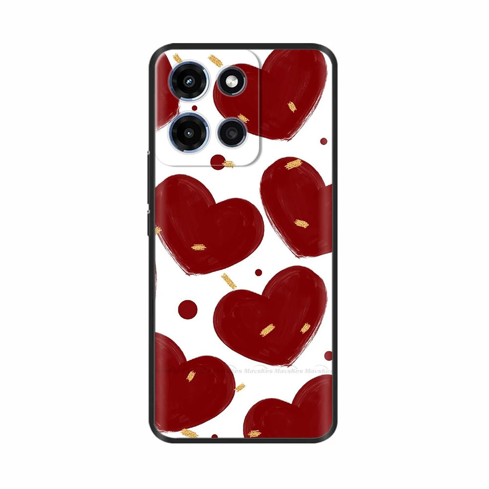 For Motorola Moto G (2025) Case Cute Cartoon Phone Case Soft Liquid Silicone Back Cover For Moto G 2025 5G Silicon Cases Coque