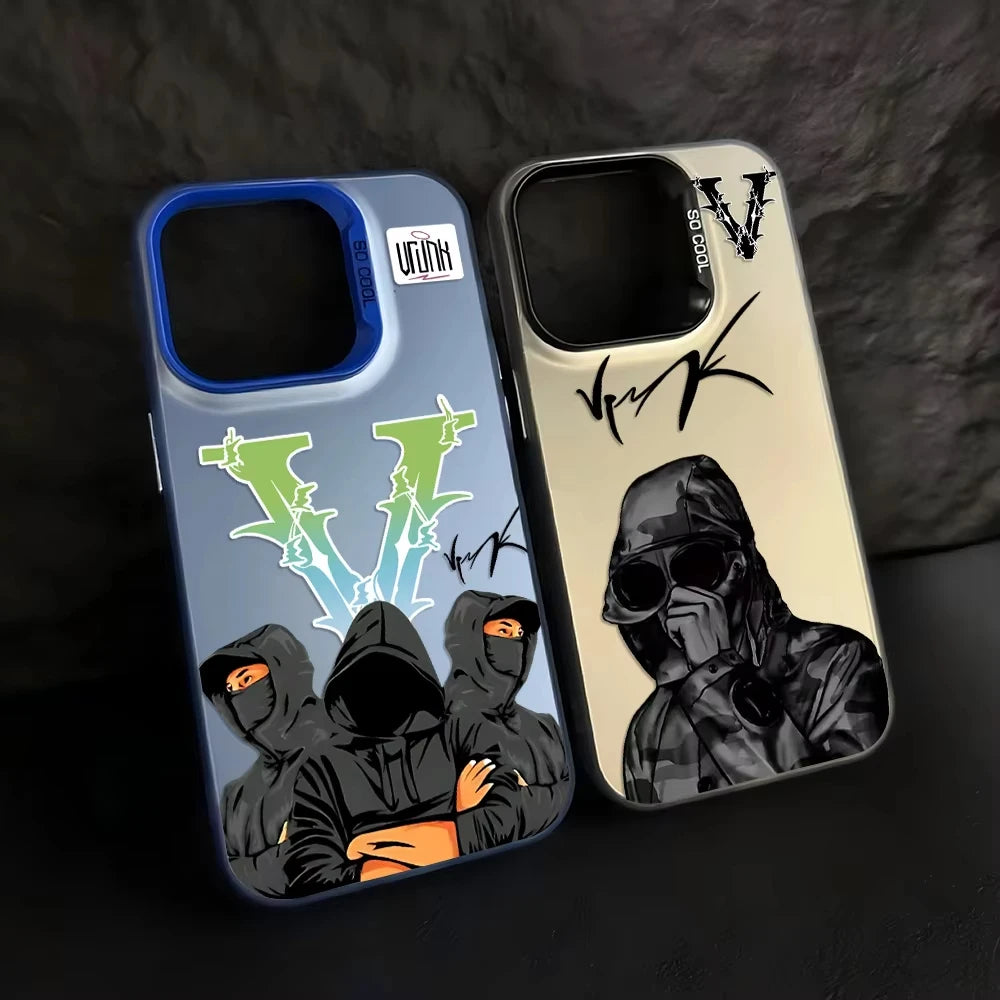Fashion Luxury Phone Case For iPhone 17 Air 16e 16 Pro Max 15 14 Plus 13 12 Mini 11 Shockproof Silicone Hot V-Vrunks Back Cover