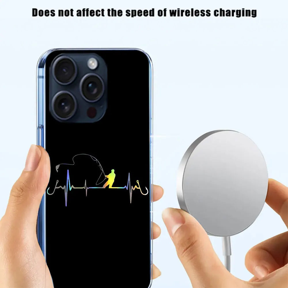 Carp Fishing Capa Phone Case For Iphone 17 Air 16 Pro Max 15 12 Pro 14 Plus 17E 16E 11 13 Mini Cover Cases Fundas Cell Clear TPU