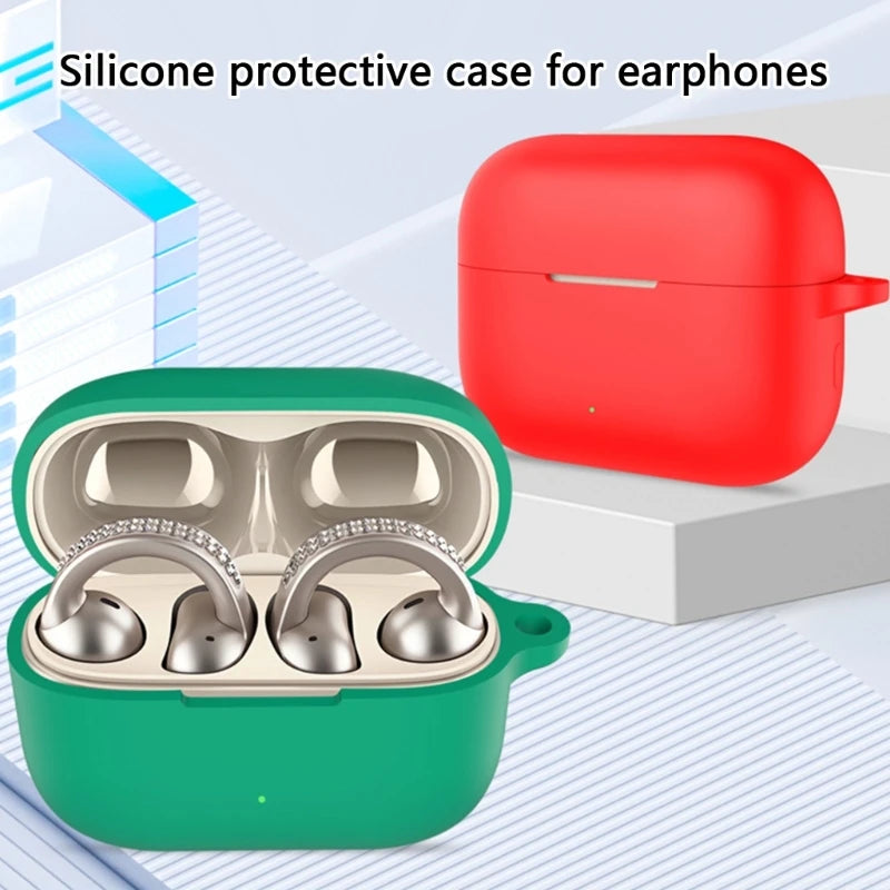 Earphone Silicone Case Cover ForMotorola Moto Buds Protective Skin Cases Accessories Shockproof Full Coverage Protection