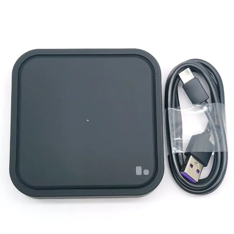 Samsung 15W Qi Wireless Charger Fast Charge Pad For Galaxy S24 S23 S22 S21 S20 Ultra Plus Z Flip Fold 6 5 4 3 For iPhone 15 Pro