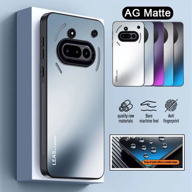 AG Matte Shockproof Case For Nothing Phone 3A Pro 2A Plus Phone 3 2 1 Frosted Hard Bumper Phone Cases Anti-fingerprint