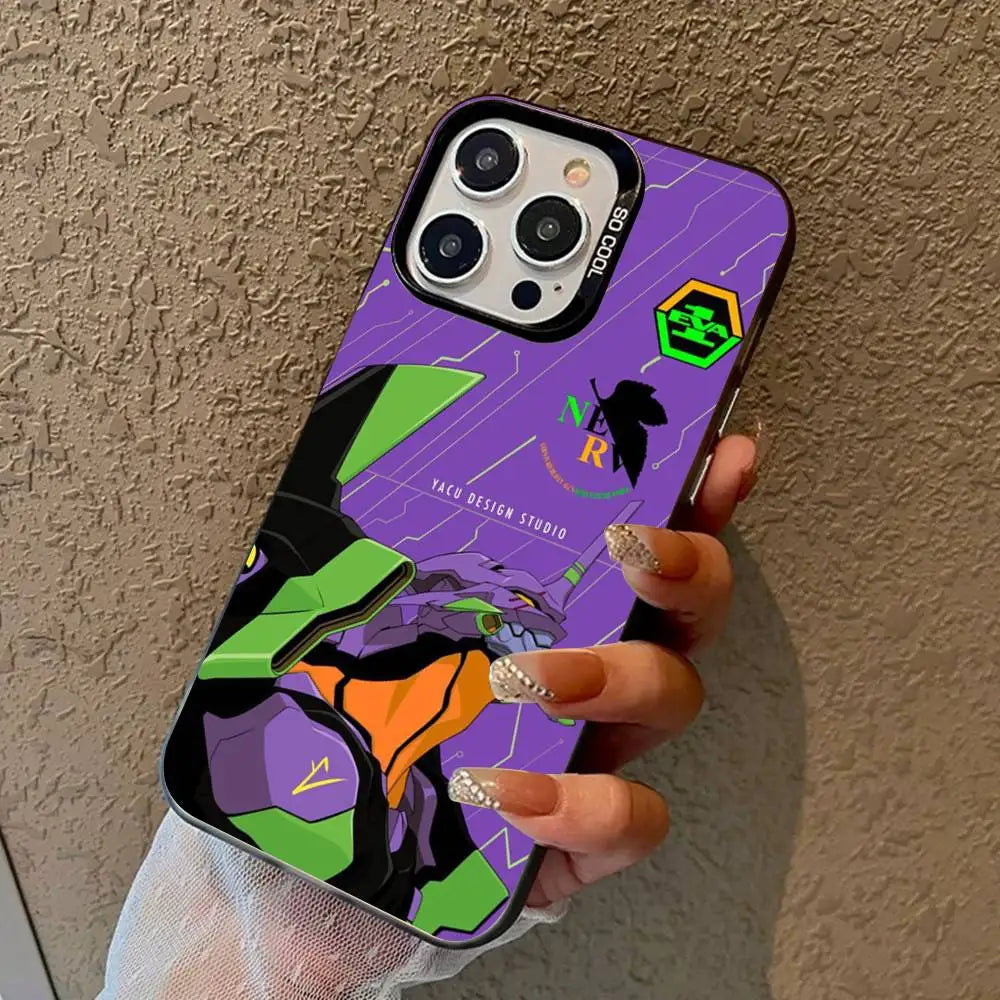 Anime Classic E-Evangelion Phone Cases For iPhone 17 16 15 14 13 12 11 Plus Pro Max Pro Color Matte Cover