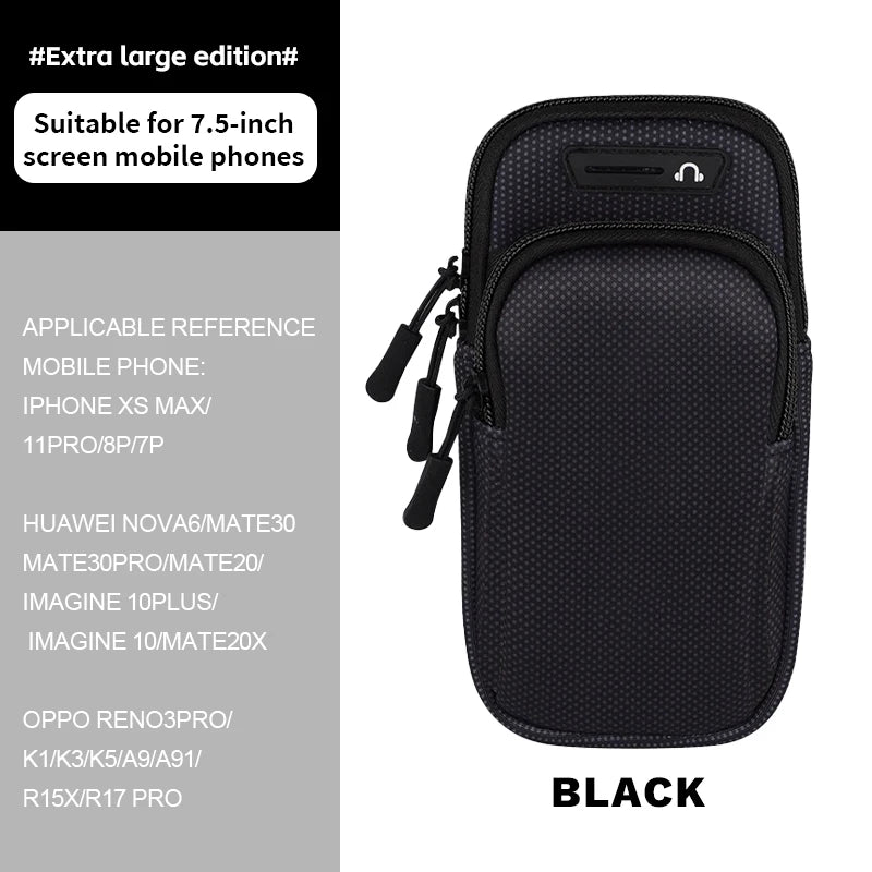Running phone arm Bag for men and women Arm strap Sports arm Sleeve Artifact Wrist bag Waterproof lightweight outdoor equipment