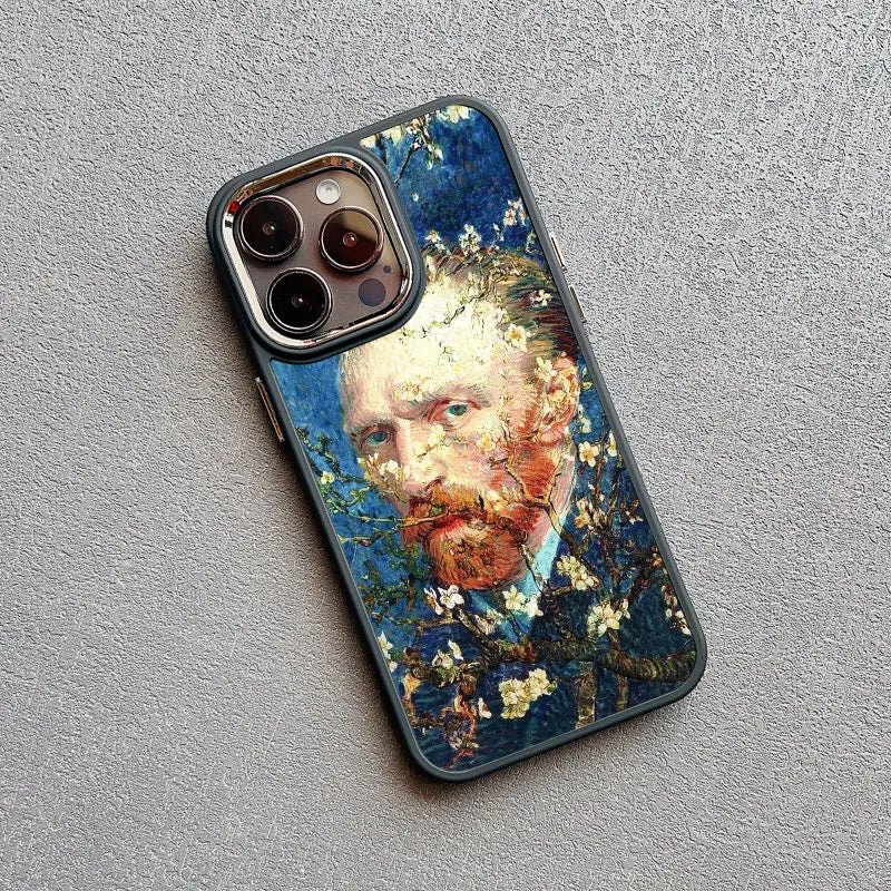 Art Painting Silicone Phone Cases For iPhone 11 12 13 14 15 Pro Max X XS XR 7 8 Plus SE 2020 15 14 Plus Shockproof Case Cover