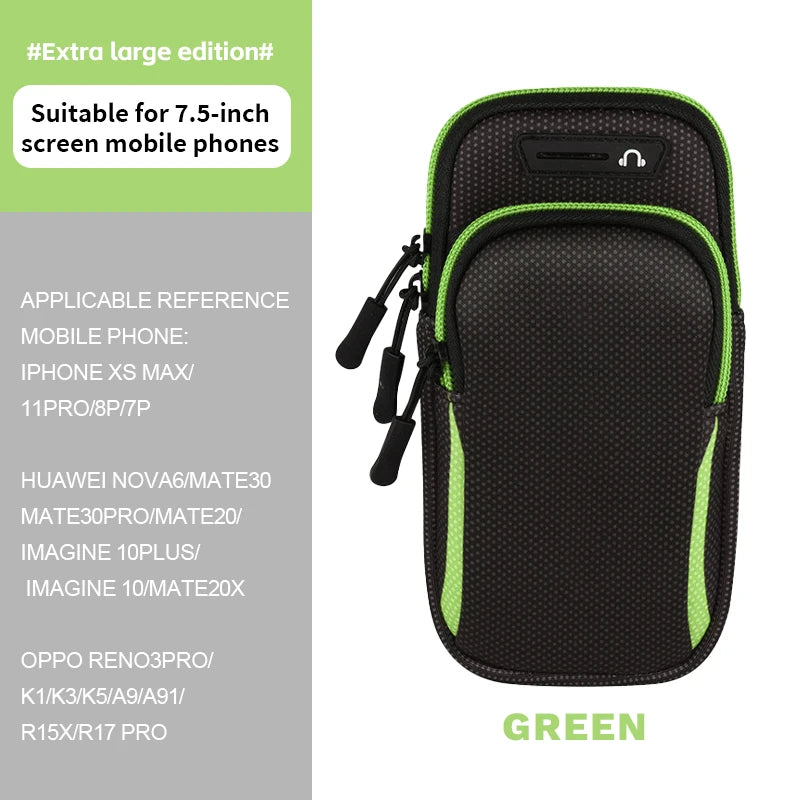 Running phone arm Bag for men and women Arm strap Sports arm Sleeve Artifact Wrist bag Waterproof lightweight outdoor equipment