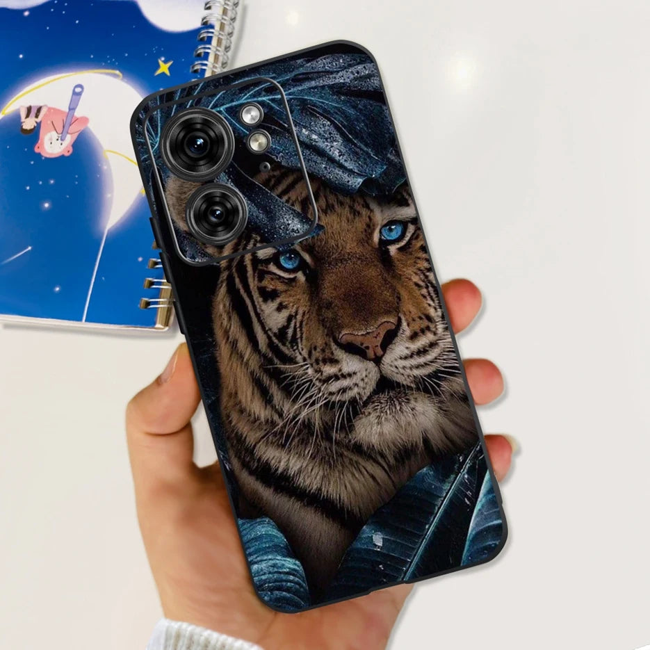 For Motorola Edge 40 Case XT2303-2 Colorful Flower Painted Back Cover 6.55'' Soft Fundas For Motorola Edge 40 Edge40 Phone Cases