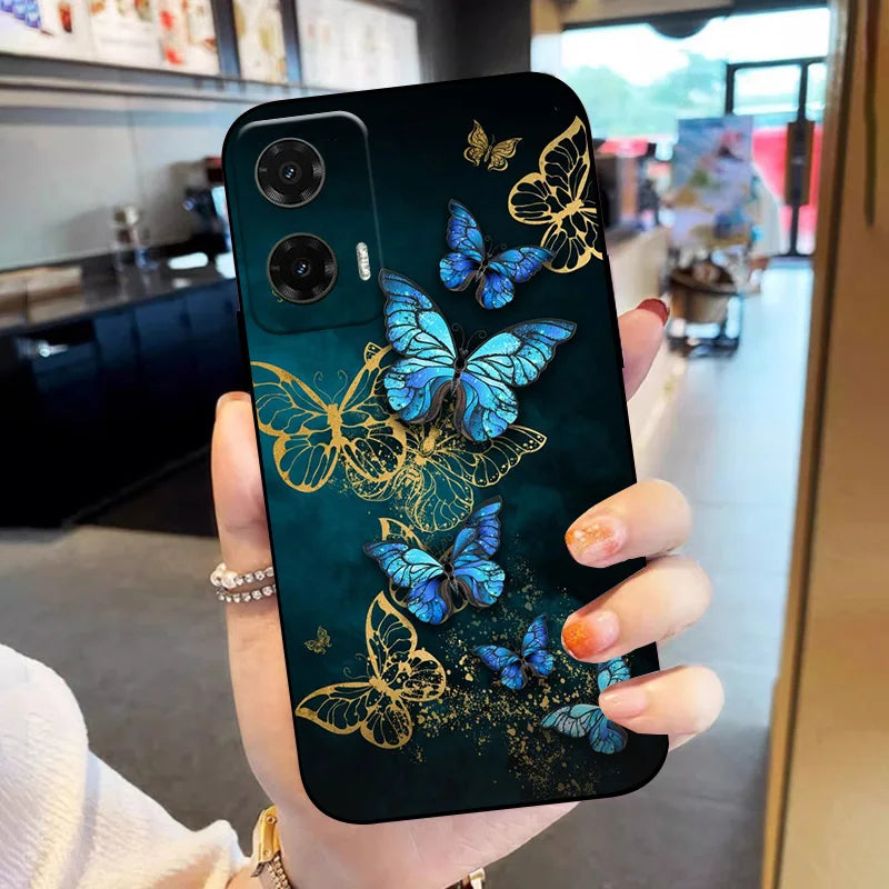 For Motorola Moto G35 G55 G75 5G Case Luxury TPU Soft Silicone Back Cover Phone Cases for Moto G32 G 35 55 75 Shockproof Fundas