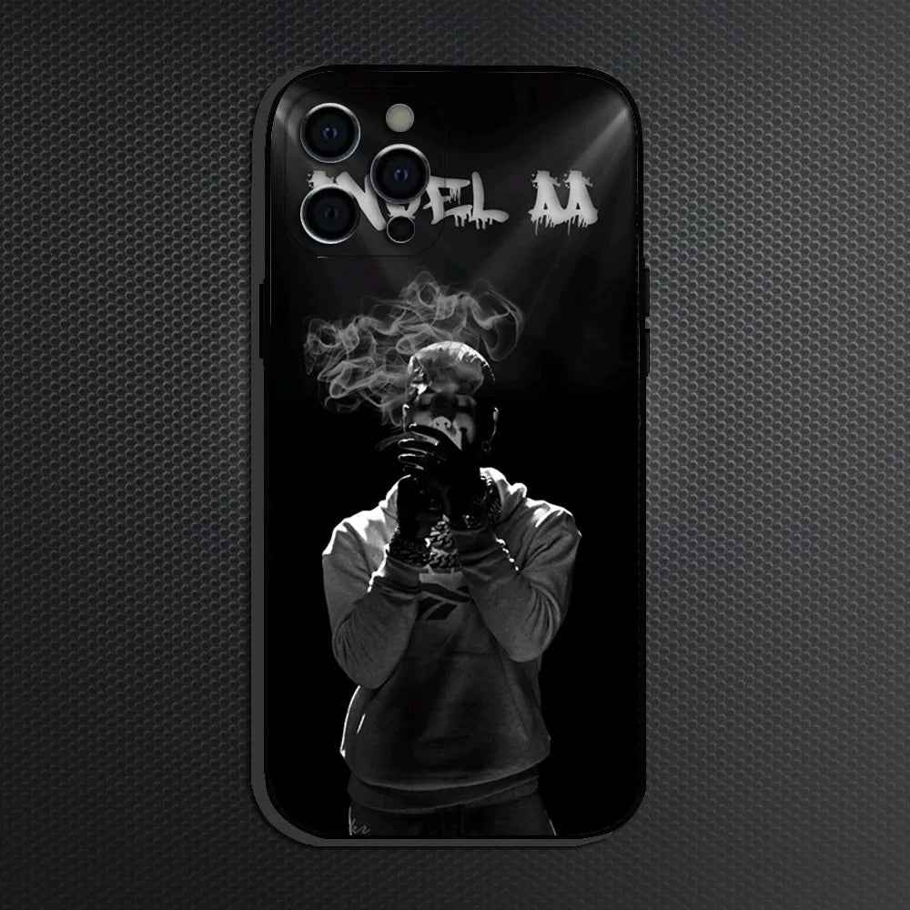 Rapper A- Anuel AA  Phone Case For iPhone 16,15,14,13,12,11 Plus,Pro Max,XS,X,XR,SE,Mini,8,7,Soft Silicone Black Cover