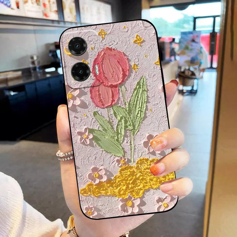 For Motorola Moto G35 G55 G75 5G Case Luxury TPU Soft Silicone Back Cover Phone Cases for Moto G32 G 35 55 75 Shockproof Fundas