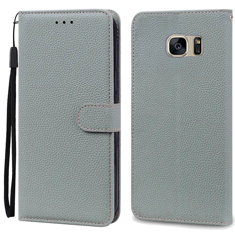 S7Edge Case For Samsung Galaxy S7 Case Leather Wallet On For Samsung S7 Edge Case Soft Flip Cover For Samsung S7 S 7 Edge Fundas