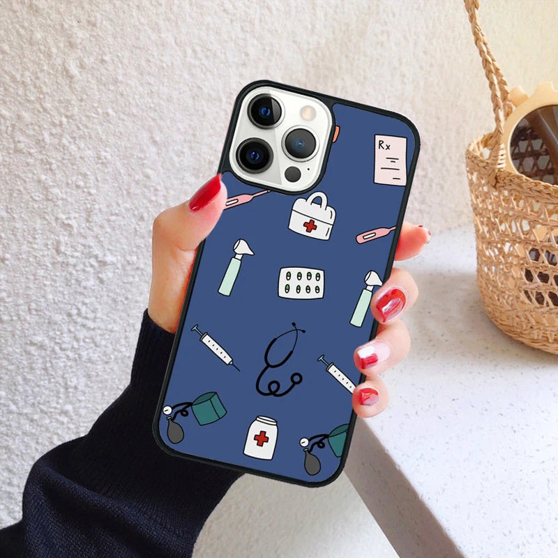 Medical Doctor Nurse Medicine Student Phone Case for iPhone 17 Air 16 15 14 12 13 PLUS 11 PRO MAX Back Cover