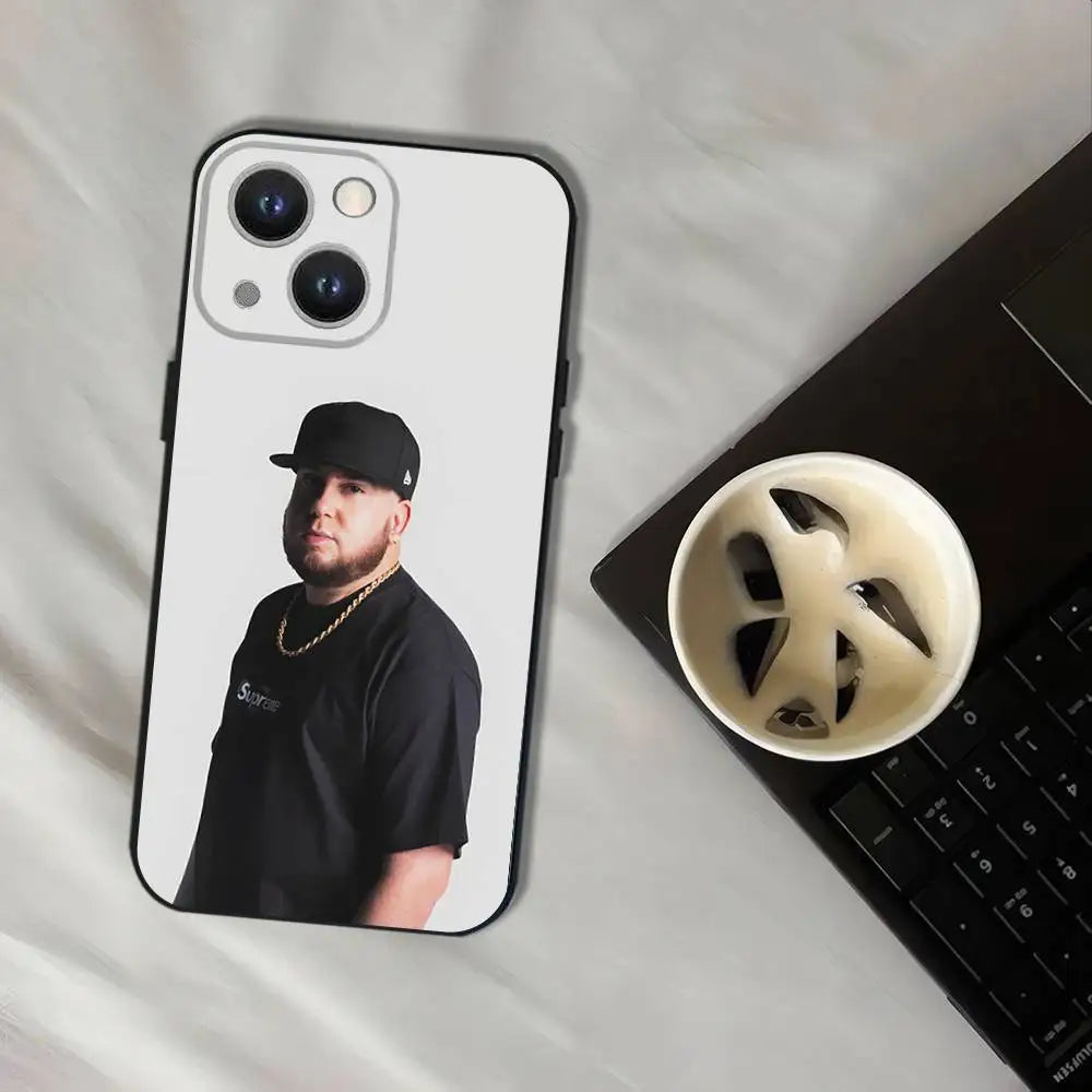 Rapper Maka Aura 2025 Tour Phone Case For iPhone 17,16,15,14,13,12,11,Pro,XS,Max,XR,Plus,E,SE4,Mini Black Soft Cover