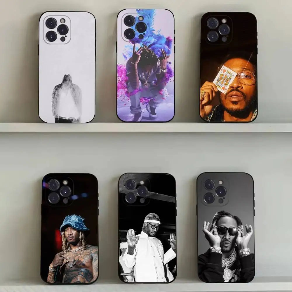 Rapper F-Future Hendrix Phone Case For iPhone 16,15,14,13,12,11,Pro,Max,Plus,X,XS,SE4,E,Mini,Soft Black Case