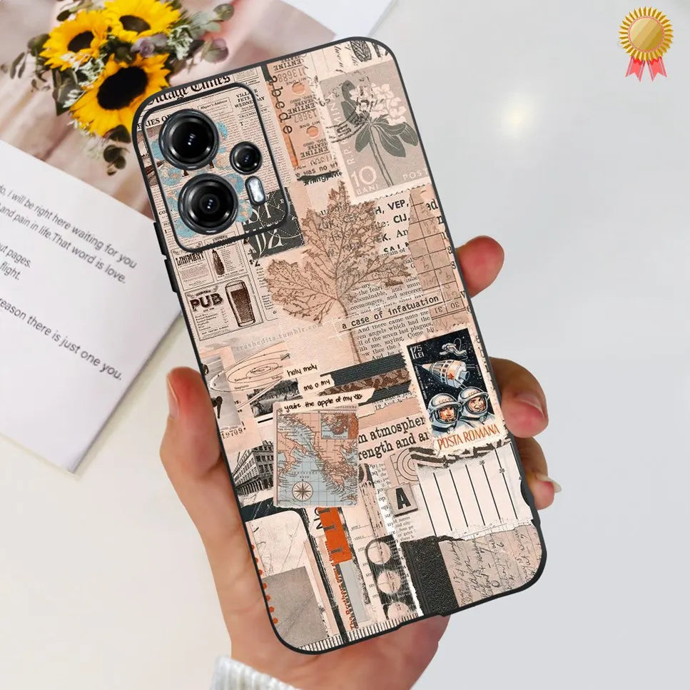Hot For Motorola Moto G13 Case Fashion Cartoon Astronaut Soft TPU Silicone Back Cover Motorola MotoG23 G32 G42 6.5'' Phone Cases