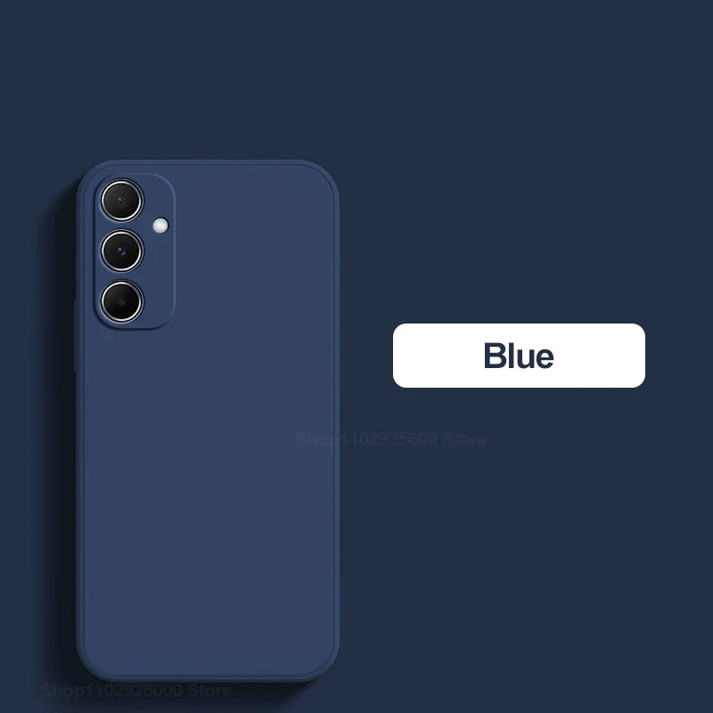 For Samsung A55 A15 A54 Case Soft Liquid Silicone Phone Cases For Samsung Galaxy A55 A15 A54 5G Shockproof Cover For Samsung A55