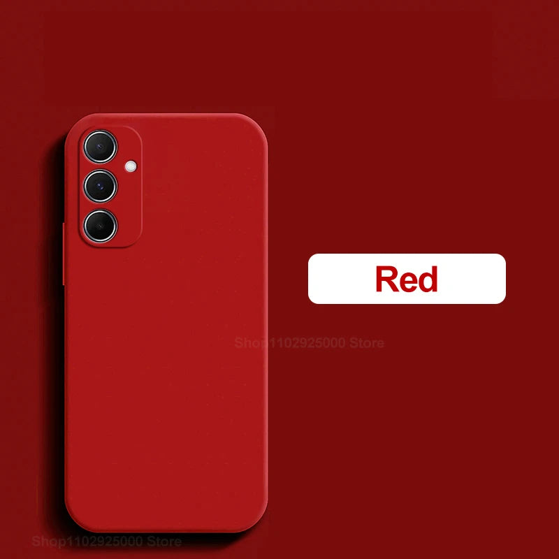 For Samsung A55 A15 A54 Case Soft Liquid Silicone Phone Cases For Samsung Galaxy A55 A15 A54 5G Shockproof Cover For Samsung A55