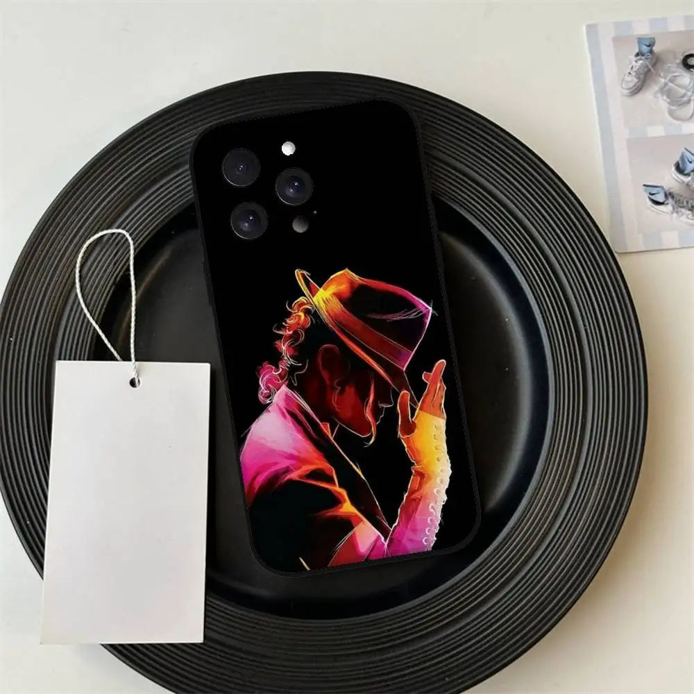 American Singer M-Michael Jackson Phone Case For IPhone 17 16 15 14 13 12 11 PRO MAX PLUS Mini TPU Soft To Skin-friendly Case