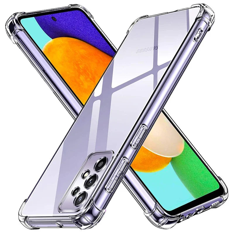 Soft Clear Case for A22s A32 A52s A72 4G/5G A23 A33 A53 A73 Cover A24 A34 A54 Samsung A05s A15 A25 A35 A55 A16 A26 A36 A56 Case