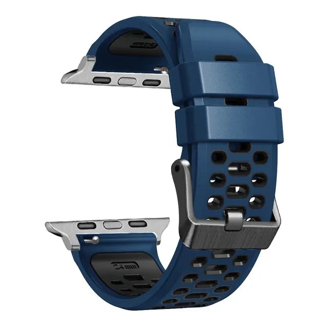 Sport Silicone Strap For Apple Watch Ultra 2 49mm Bracelet Wristband For Apple Watch Series 9 8 7 SE 6 45mm 44mm 42mm Accessory