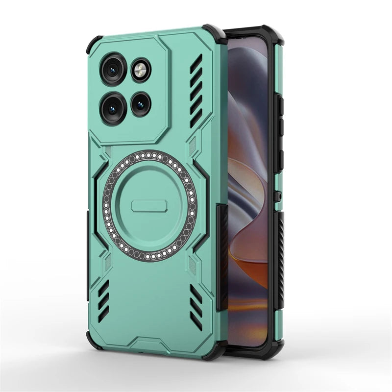 Phone Case For Motorola Moto S50 Case For Moto S50 Shockproof Magnetic Adsorption Wireless Charge Back Cover For Moto S50 Case