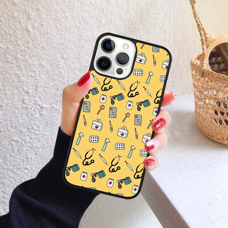 Medical Doctor Nurse Medicine Student Phone Case for iPhone 17 Air 16 15 14 12 13 PLUS 11 PRO MAX Back Cover