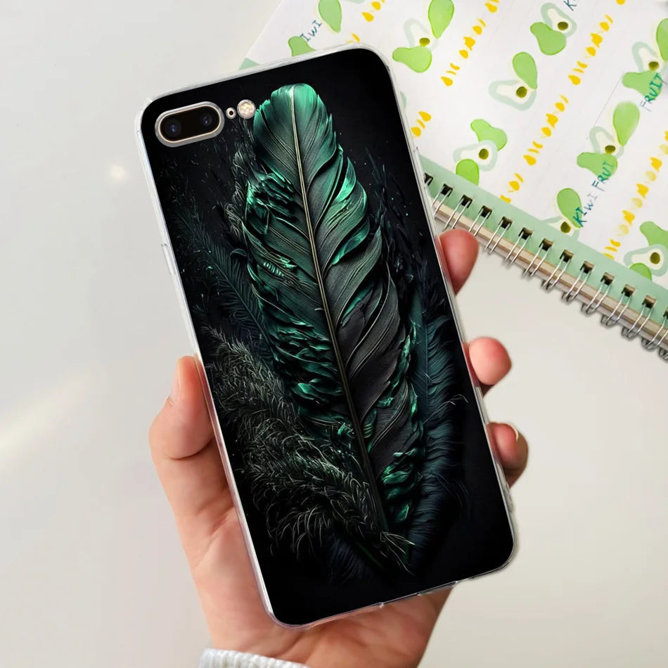 For iPhone 7 8 Plus Phone Case iPhone7 iPhone8 7Plus 8Plus SE 2020 2022 Fashion Cool Pattern Soft Silicone TPU Cases