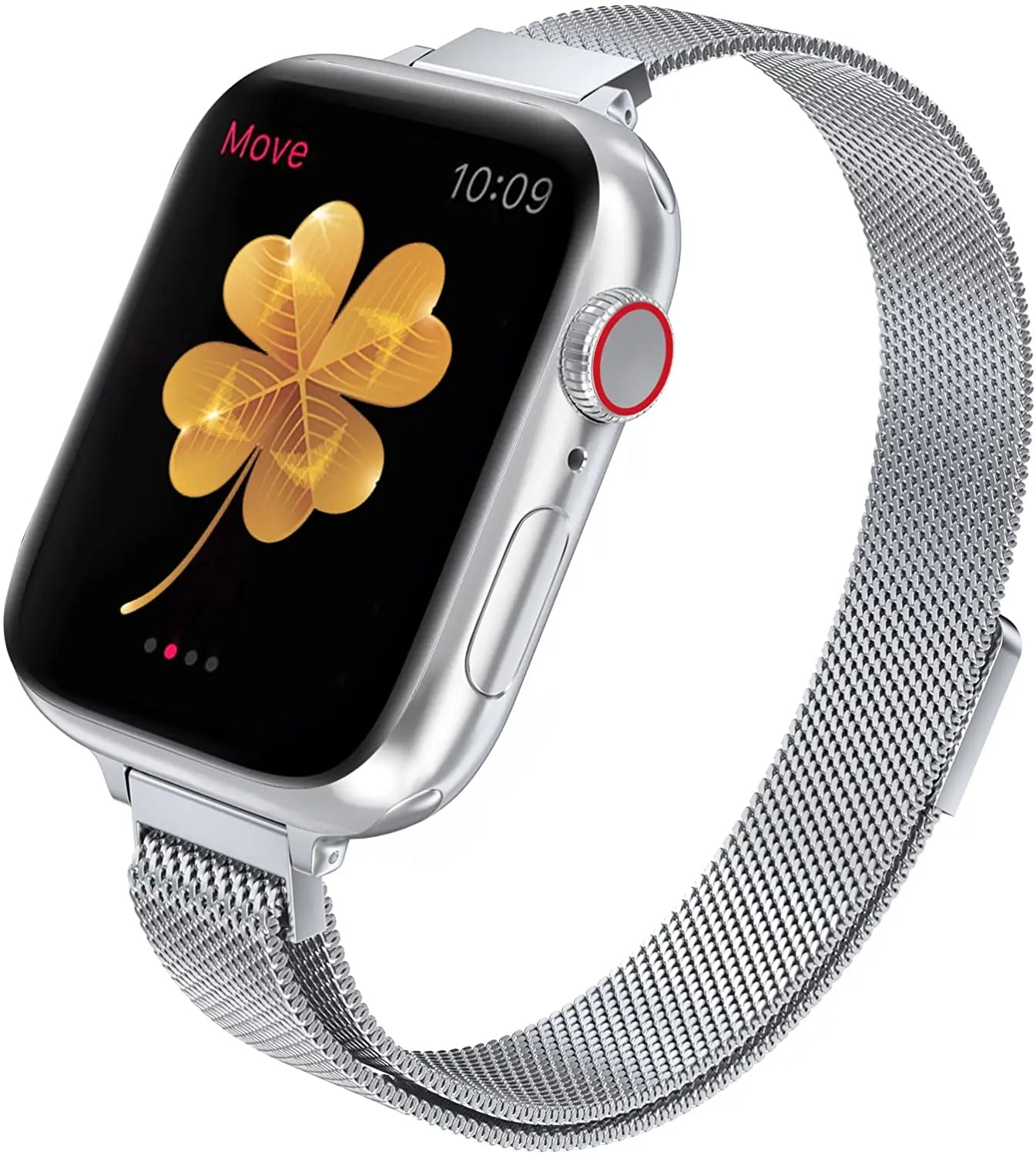 Women Slim Strap for Apple Watch 38mm 40mm 41mm Stainless Steel Metal Bracelet Magnetic Milanese Loop for Apple watch 34567se