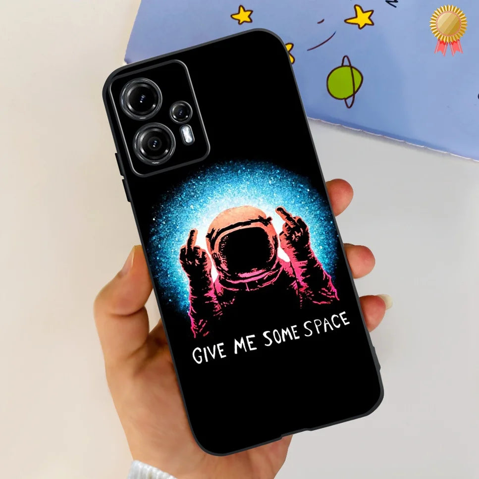 Hot For Motorola Moto G13 Case Fashion Cartoon Astronaut Soft TPU Silicone Back Cover Motorola MotoG23 G32 G42 6.5'' Phone Cases