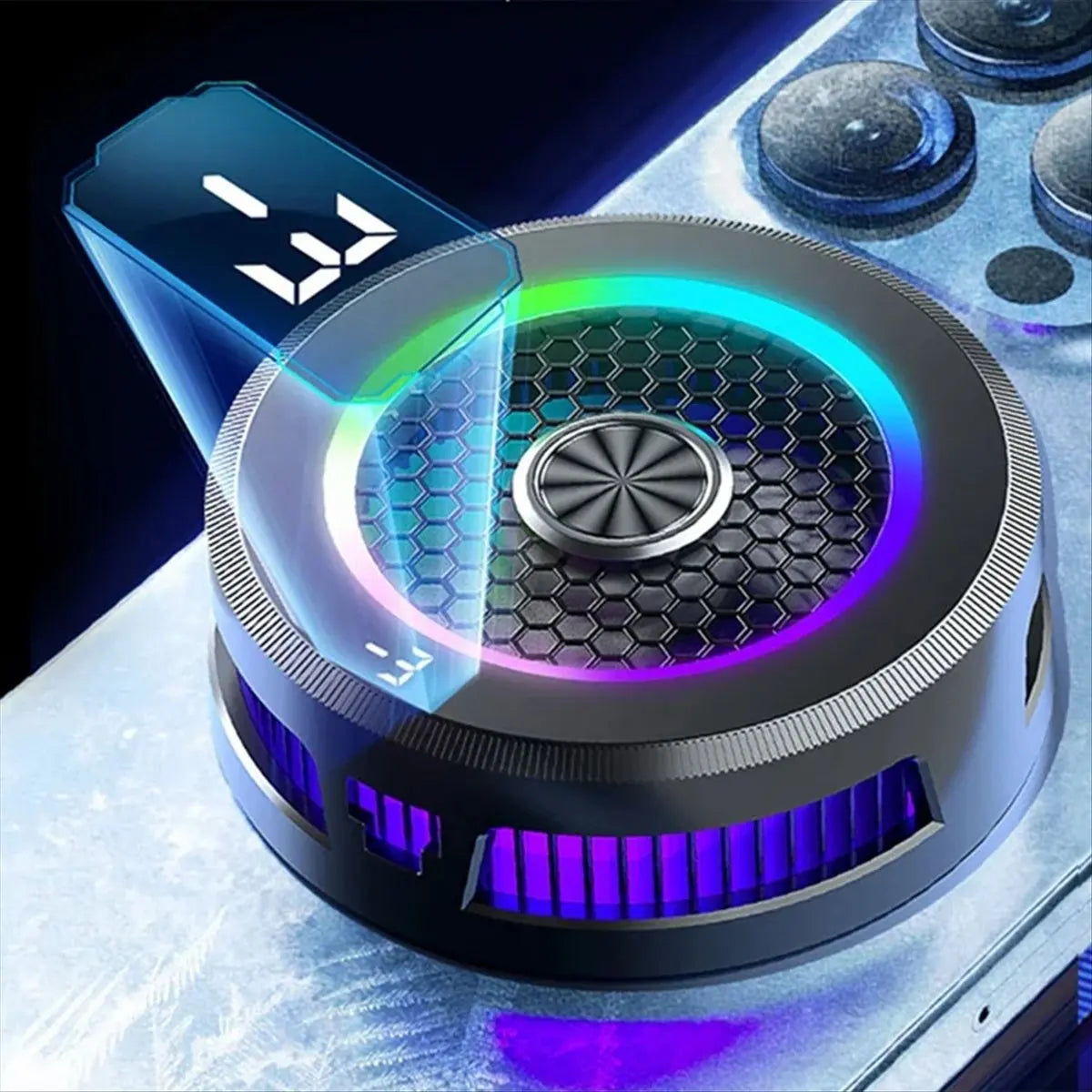 Mobile Phone Cooler 3 Modes Semiconductor Refrigeration Cooling Phone Radiator for Android Iphone PUBG Game Cooler