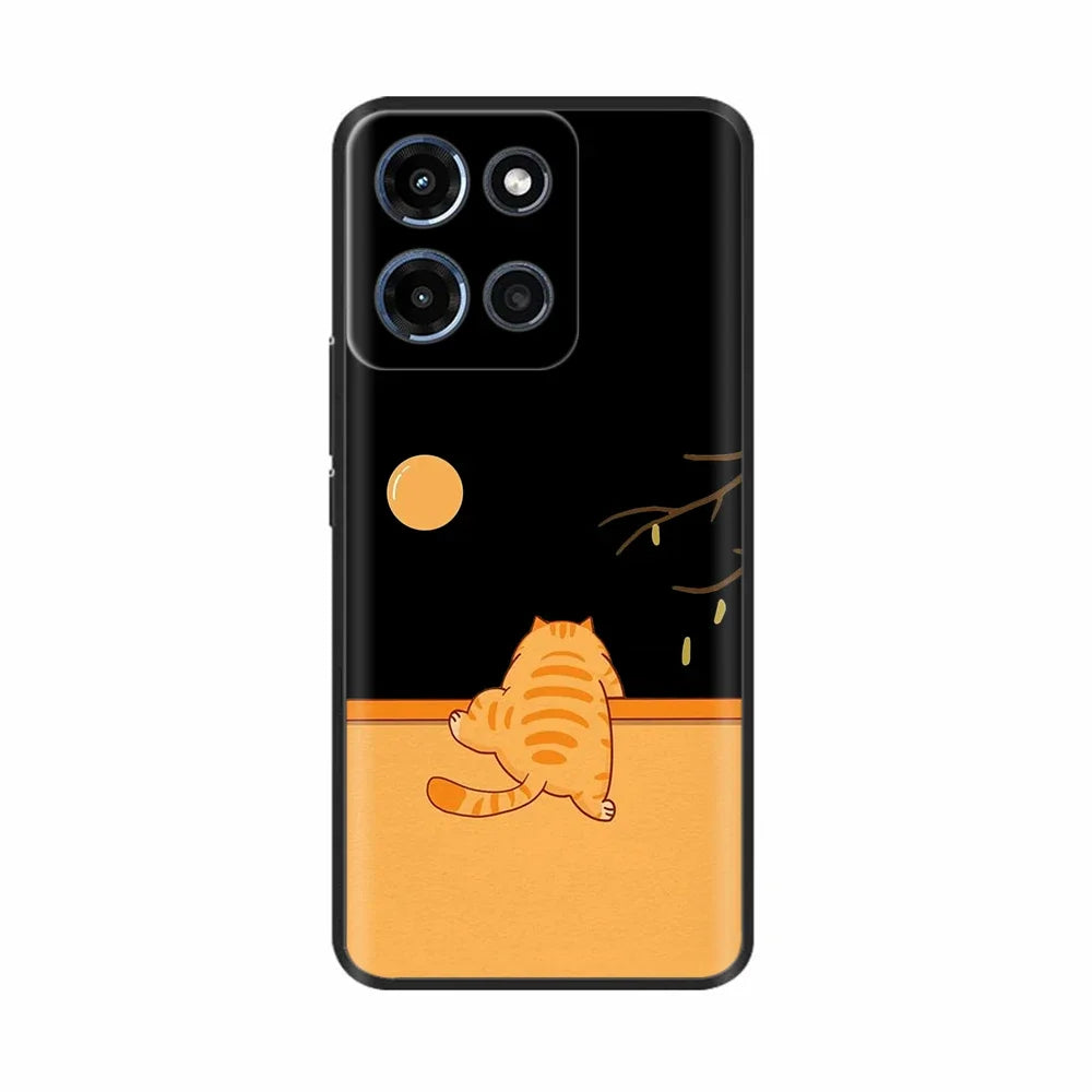 For Motorola Moto G (2025) Case Cute Cartoon Phone Case Soft Liquid Silicone Back Cover For Moto G 2025 5G Silicon Cases Coque