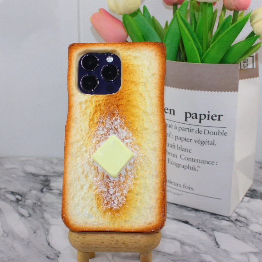 Creative Three-pack Toast Bread Phone Case Three-dimensional